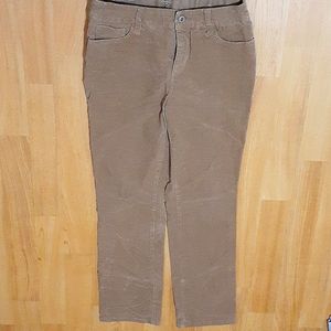 Corduroy Straight Leg Pants
